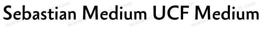 Sebastian Medium UCF Medium Bold字体转换